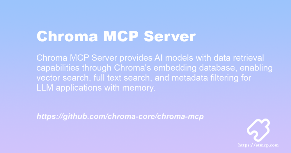 Open Graph image for Chroma MCP Server