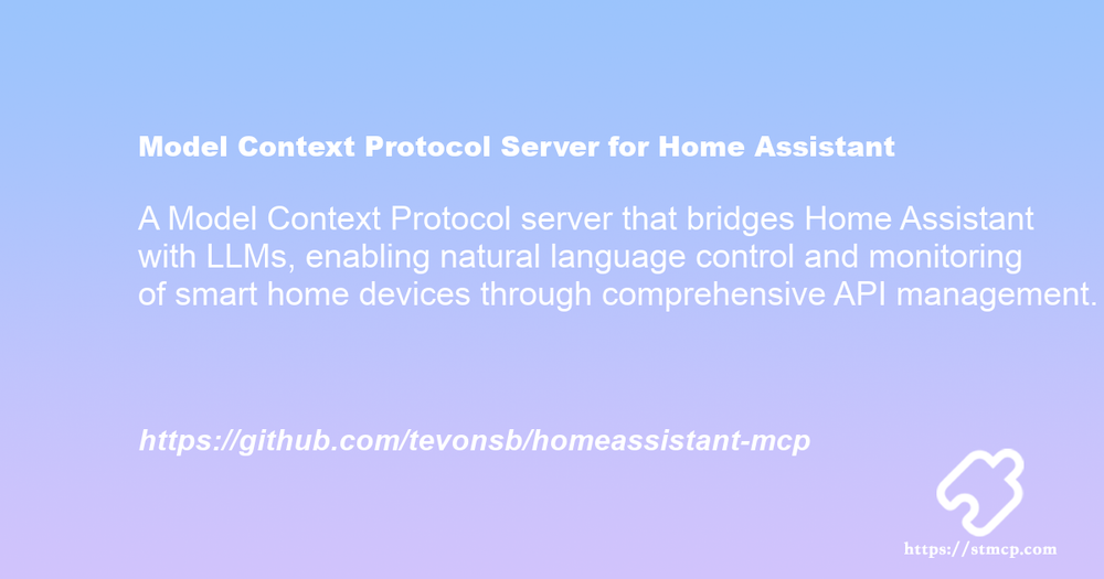Open Graph image for Model Context Protocol Server for Home Assistant