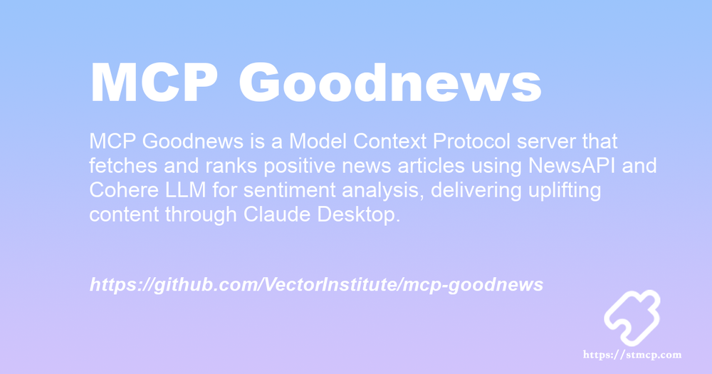 Open Graph image for MCP Goodnews