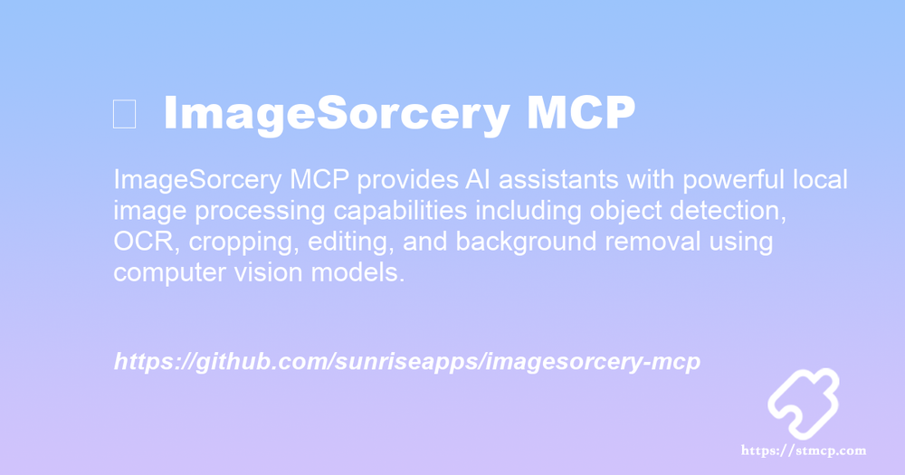 Open Graph image for 🪄 ImageSorcery MCP