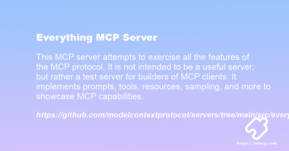 Open Graph image for Everything MCP Server