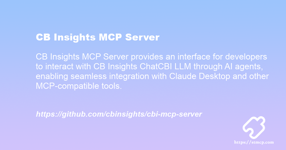 Open Graph image for CB Insights MCP Server