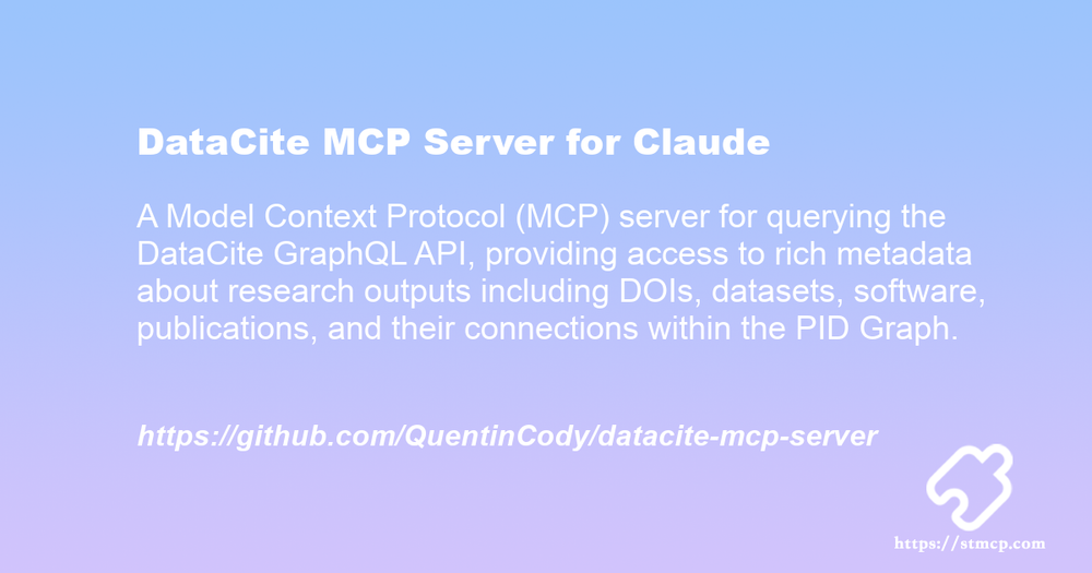 Open Graph image for DataCite MCP Server for Claude