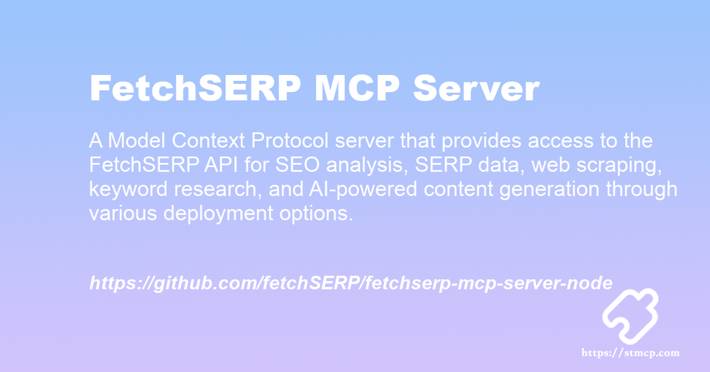 Open Graph image for FetchSERP MCP Server