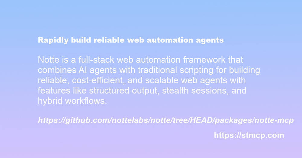 Open Graph image for Rapidly build reliable web automation agents
