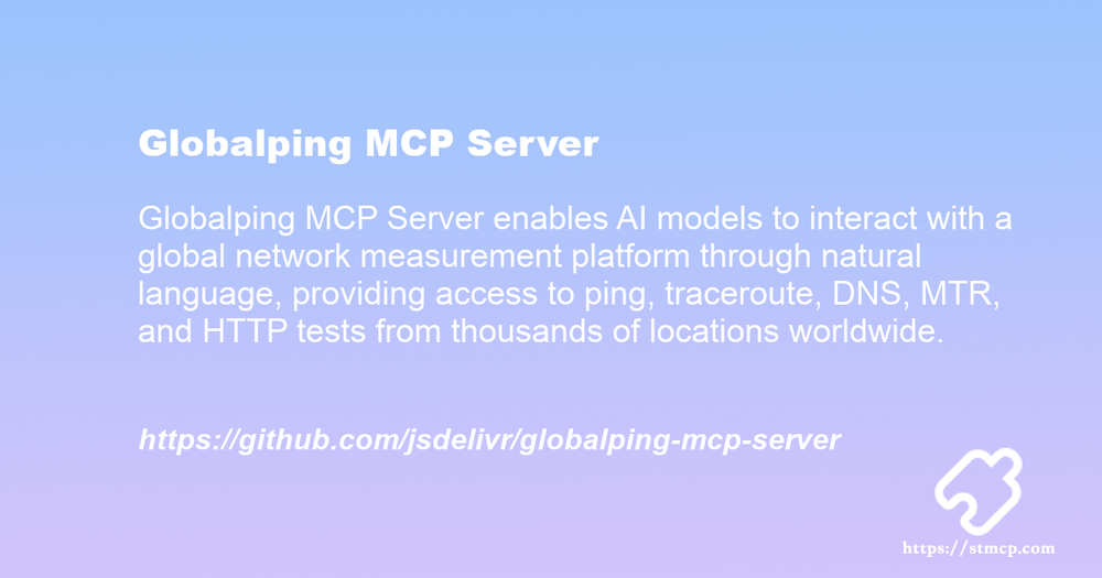 Open Graph image for Globalping MCP Server