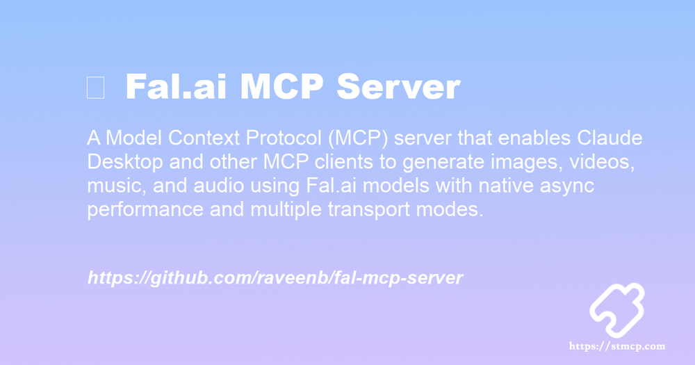 Open Graph image for 🎨 Fal.ai MCP Server