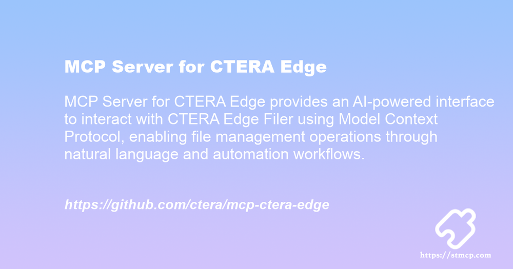 Open Graph image for MCP Server for CTERA Edge