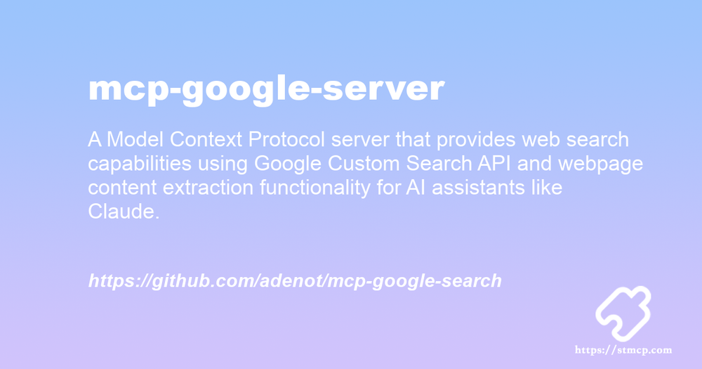 Open Graph image for mcp-google-server
