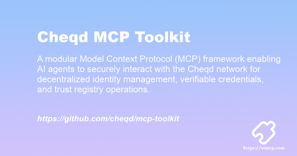 Open Graph image for Cheqd MCP Toolkit