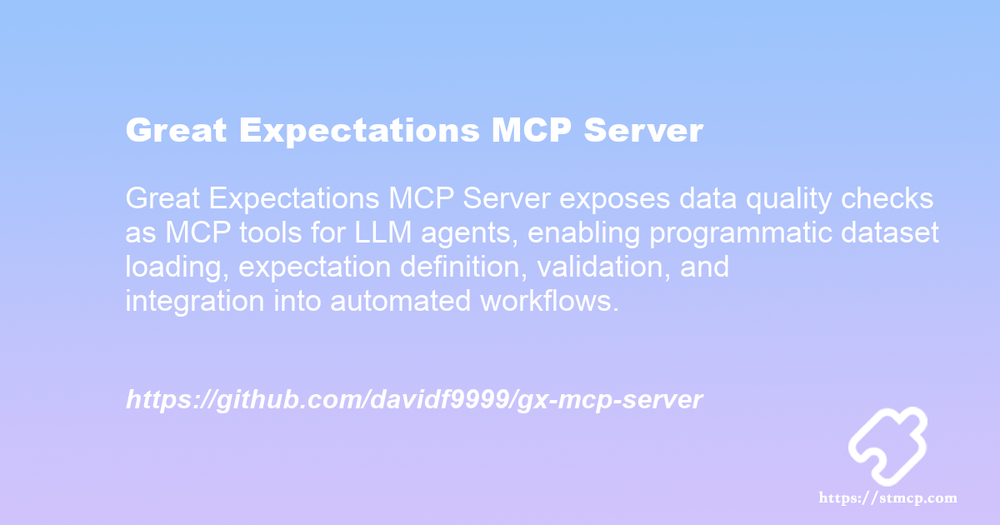 Open Graph image for Great Expectations MCP Server