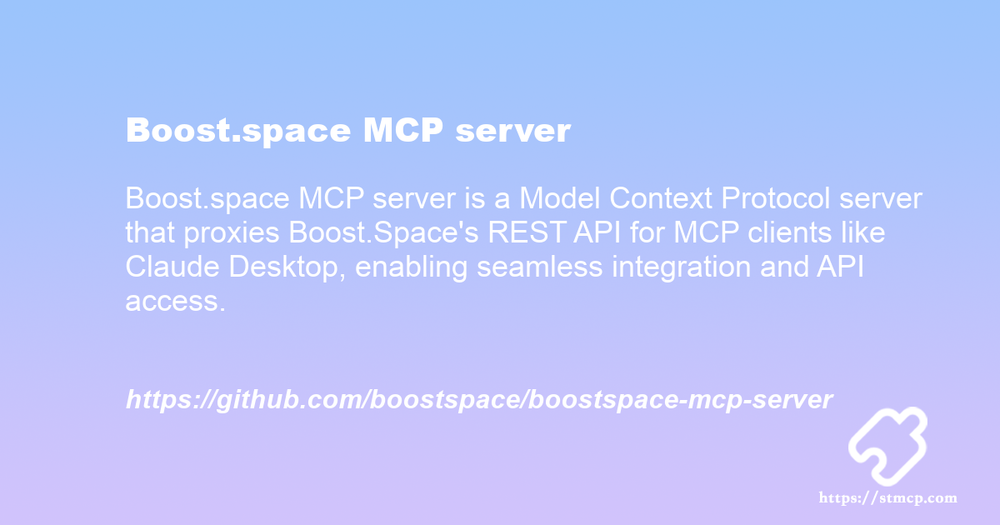 Open Graph image for Boost.space MCP server