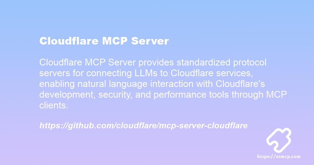 Open Graph image for Cloudflare MCP Server