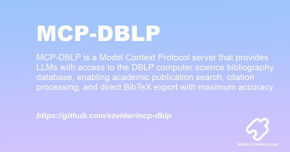 Open Graph image for MCP-DBLP