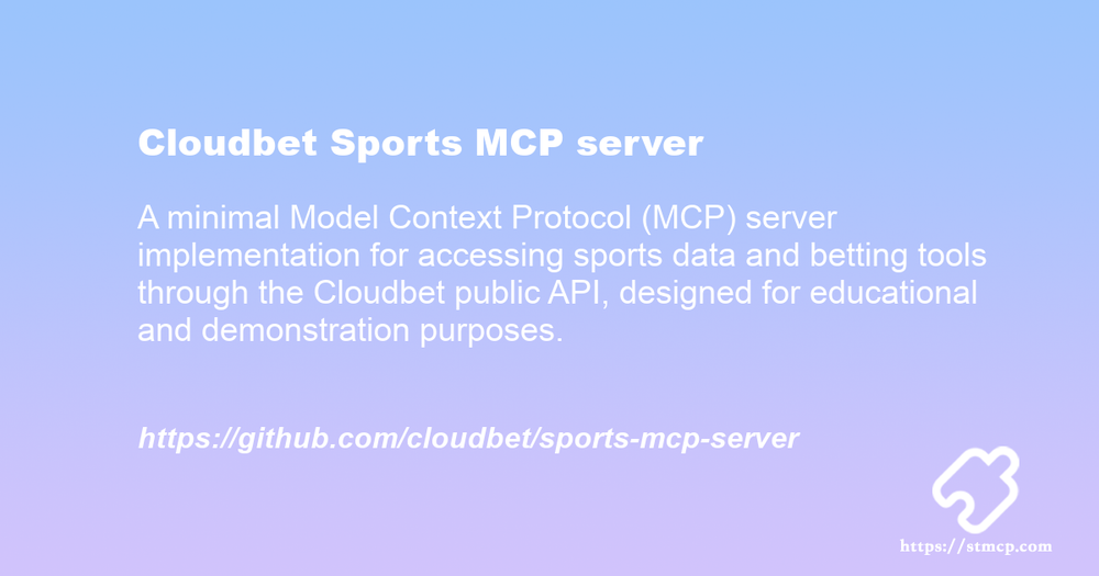 Open Graph image for Cloudbet Sports MCP server