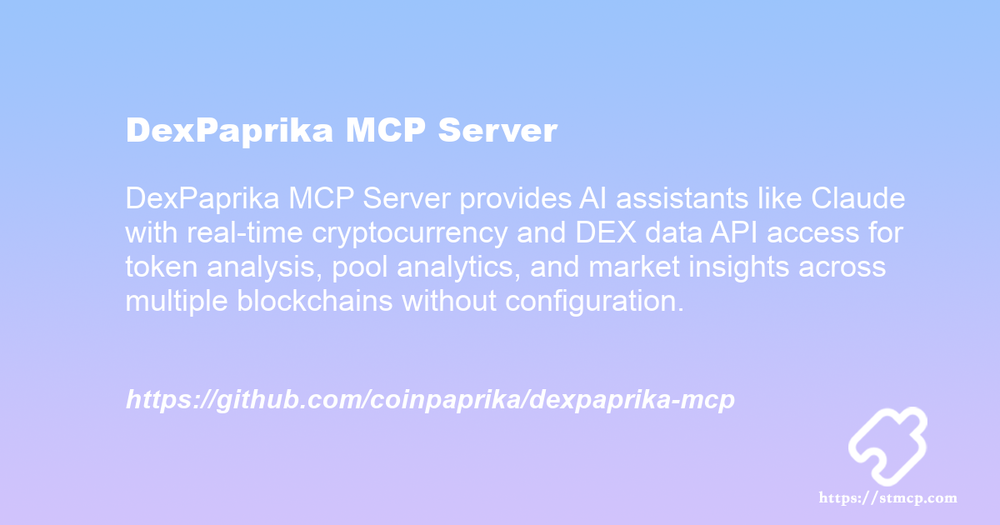Open Graph image for DexPaprika MCP Server