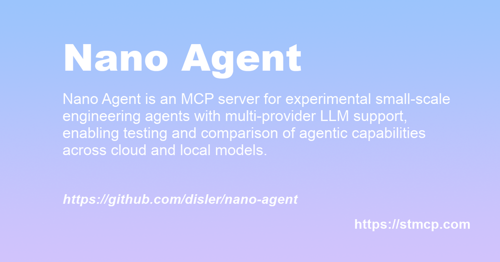 Open Graph image for Nano Agent