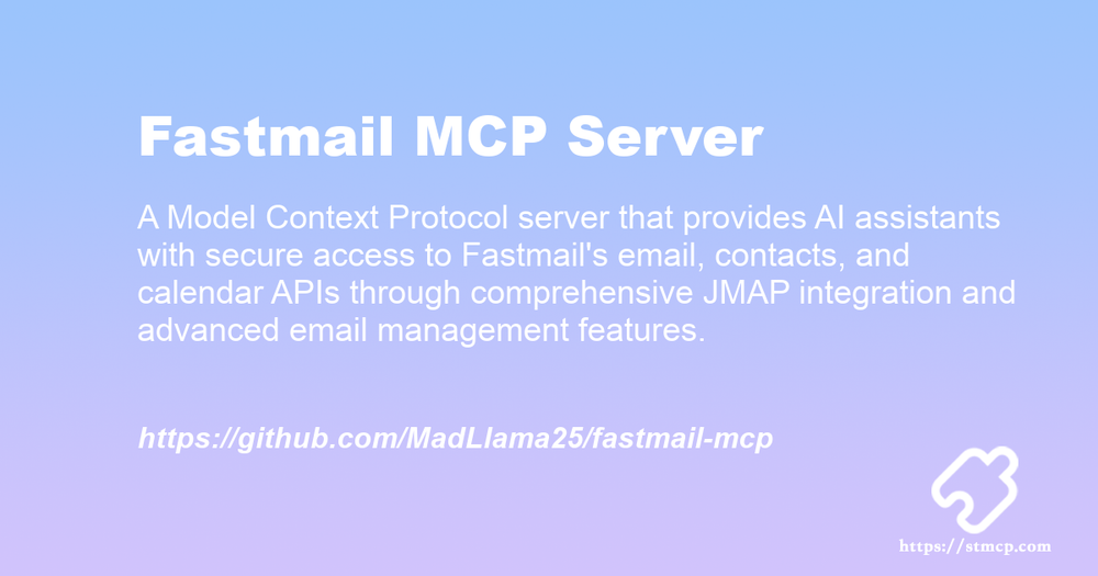 Open Graph image for Fastmail MCP Server