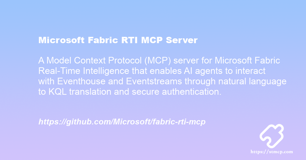 Open Graph image for Microsoft Fabric RTI MCP Server