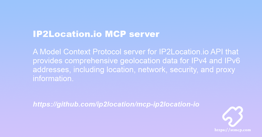 Open Graph image for IP2Location.io MCP server