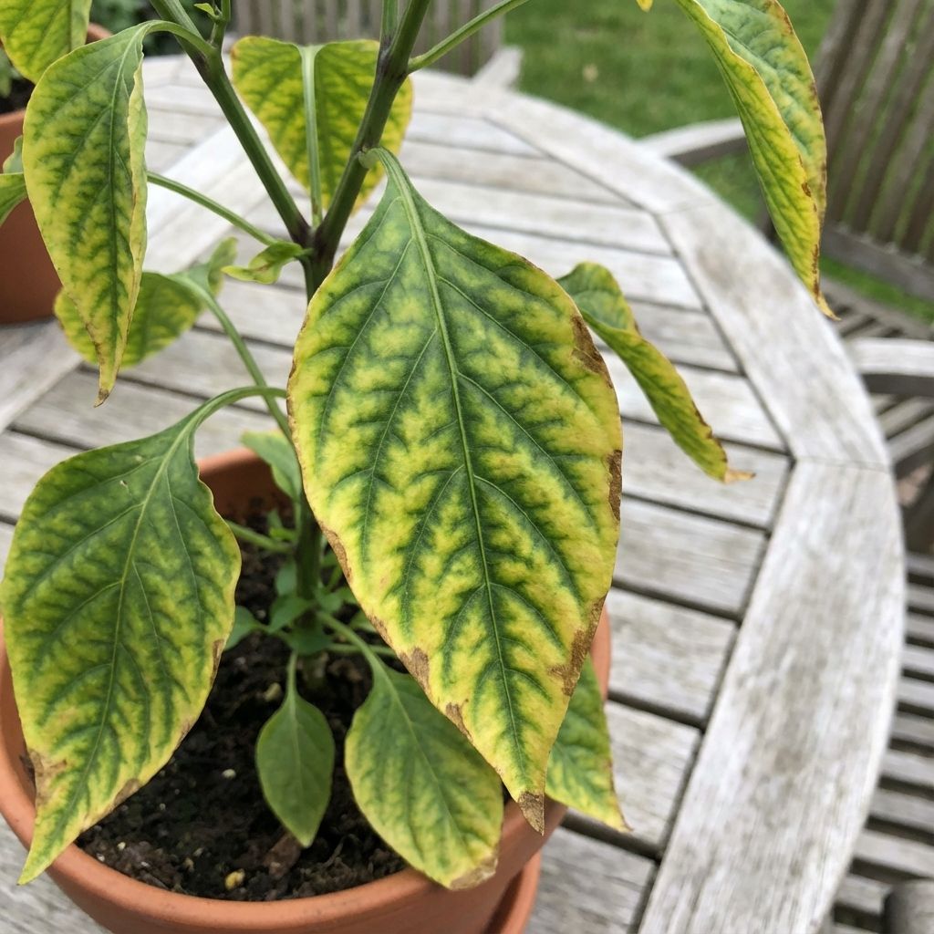 Huvudbild för guiden om Gula Blad på Chili – Diagnos- och Lösningsguide