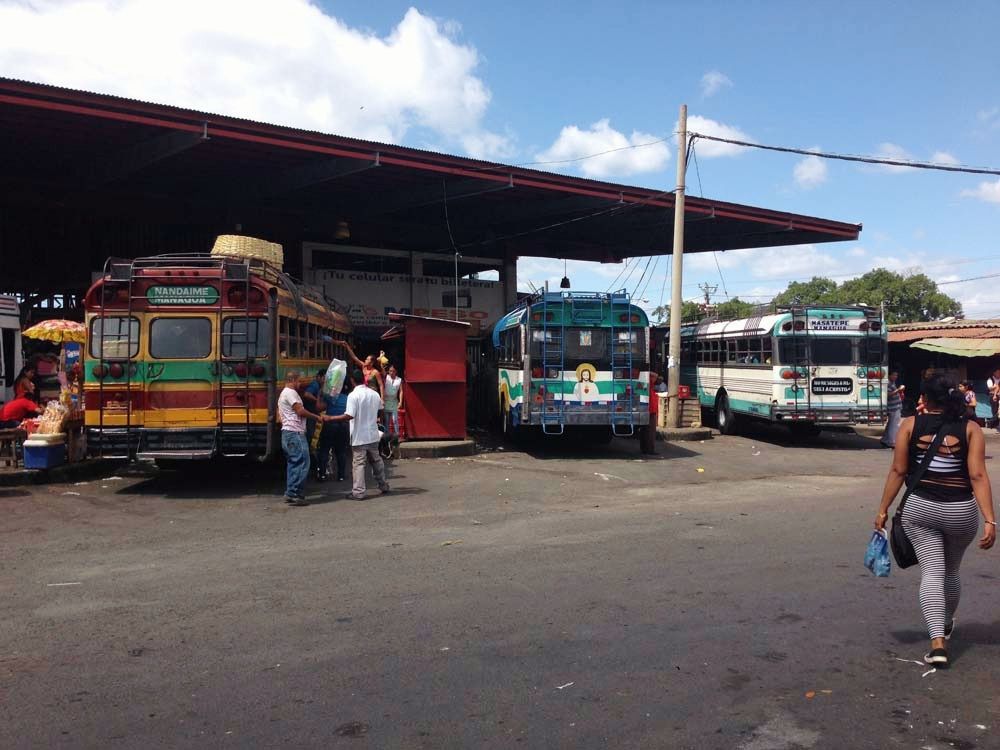 Managua terminal switch from UCA area to Mercado Roberto Huembes