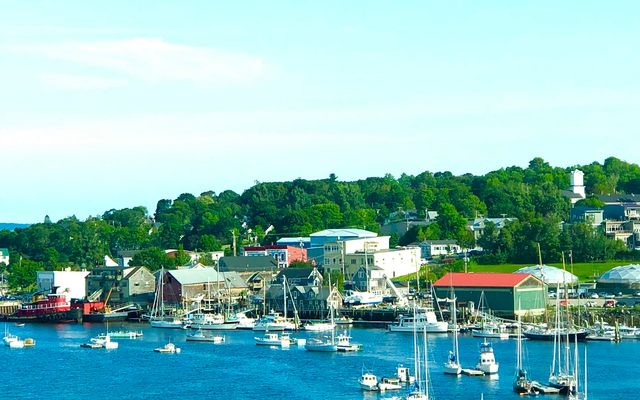 a harbor filled with lots of small boats