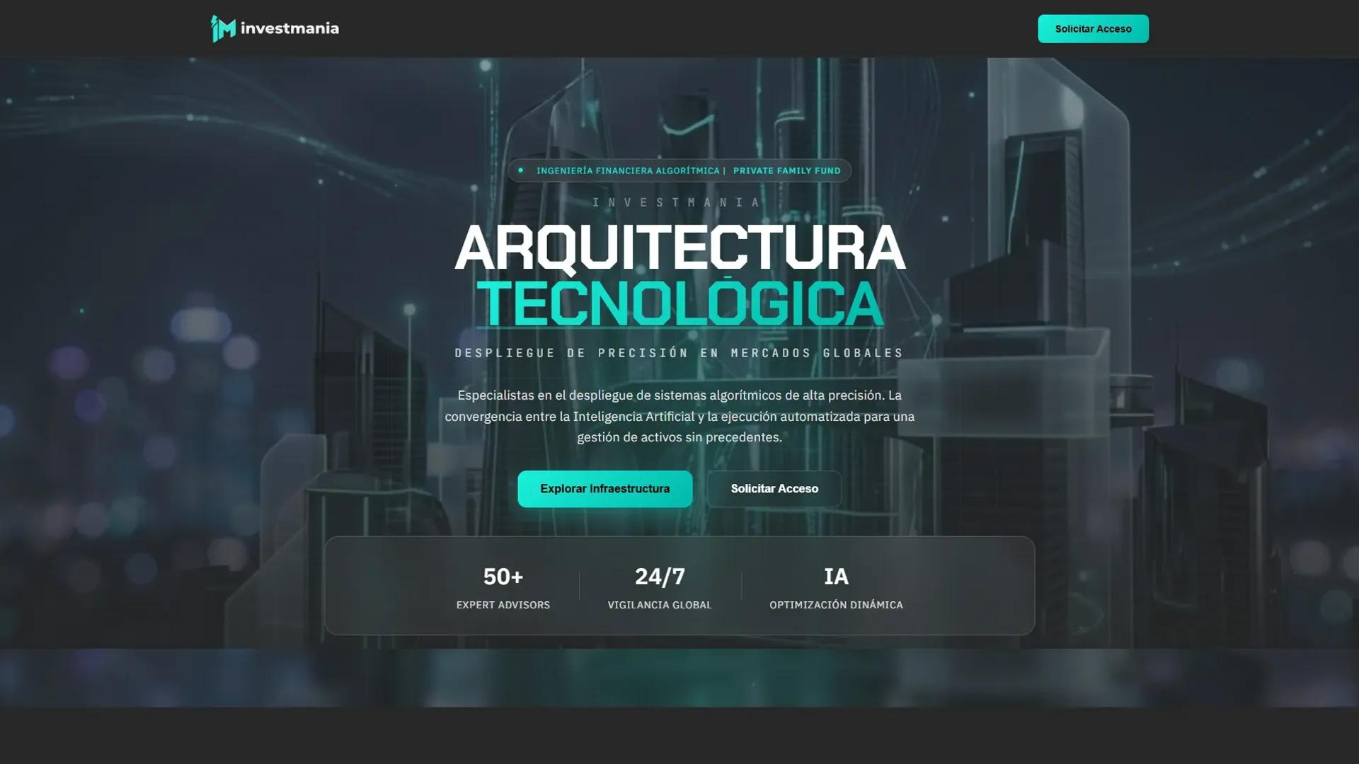 Landing page | Investmania