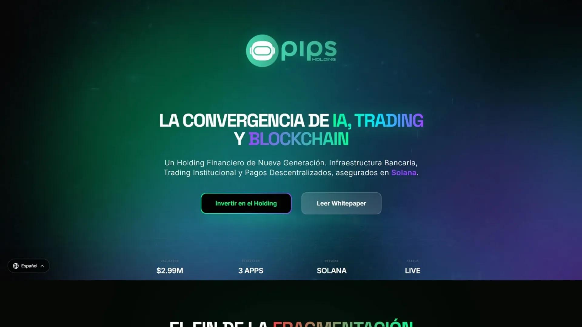 Landing page | Pipsholding