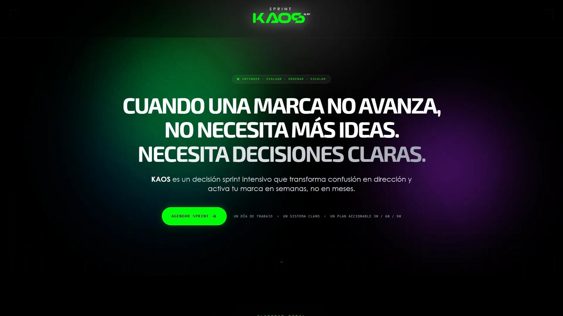Landing Page | KAOS