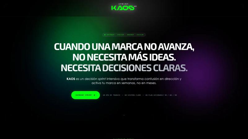 Landing Page | KAOS