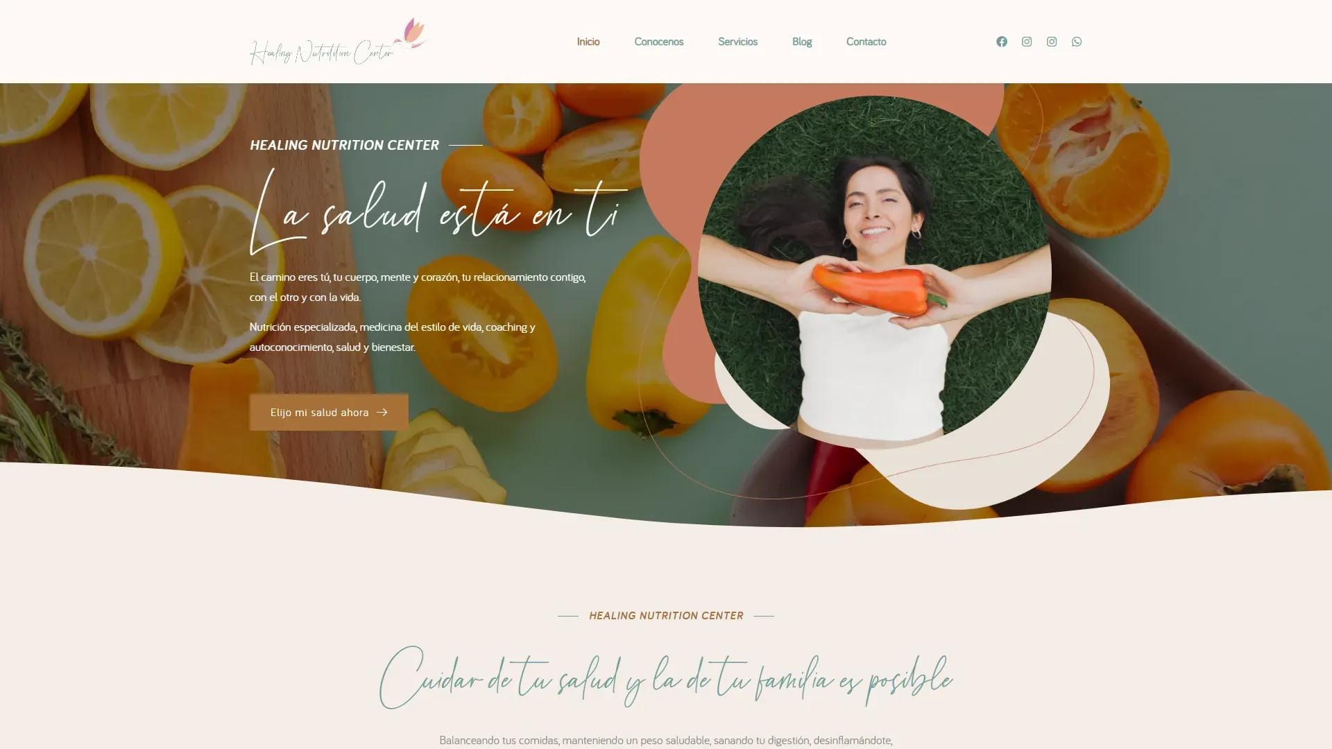 Sitio Web | Healing Nutrition Center