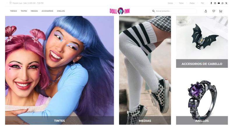 Tienda Virtual | Doll ink Shop