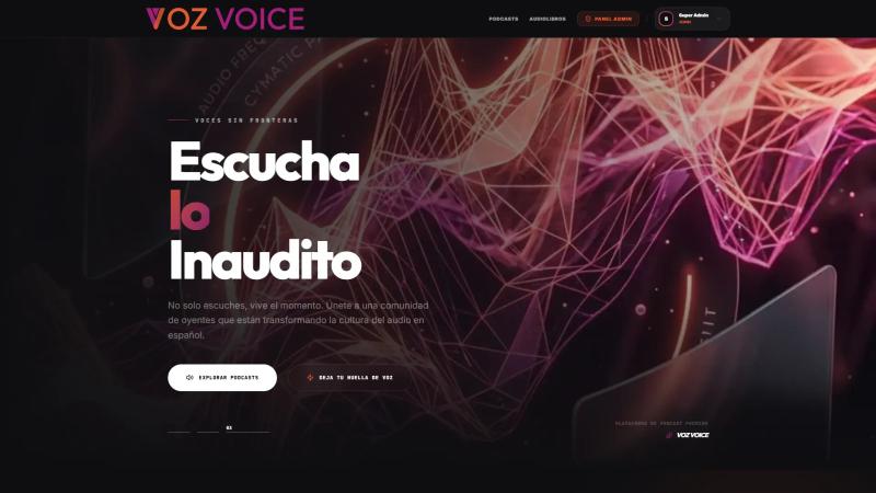 Landing Page | Voz Voice