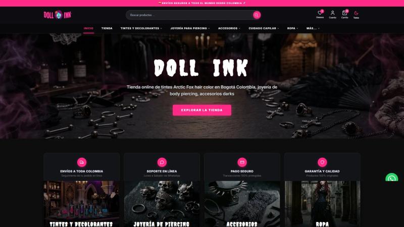 Tienda Virtual | Doll ink Shop