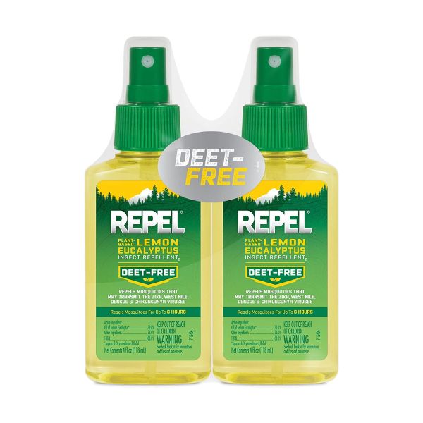 Plant-Based Insect Repellent (2-Pack)
