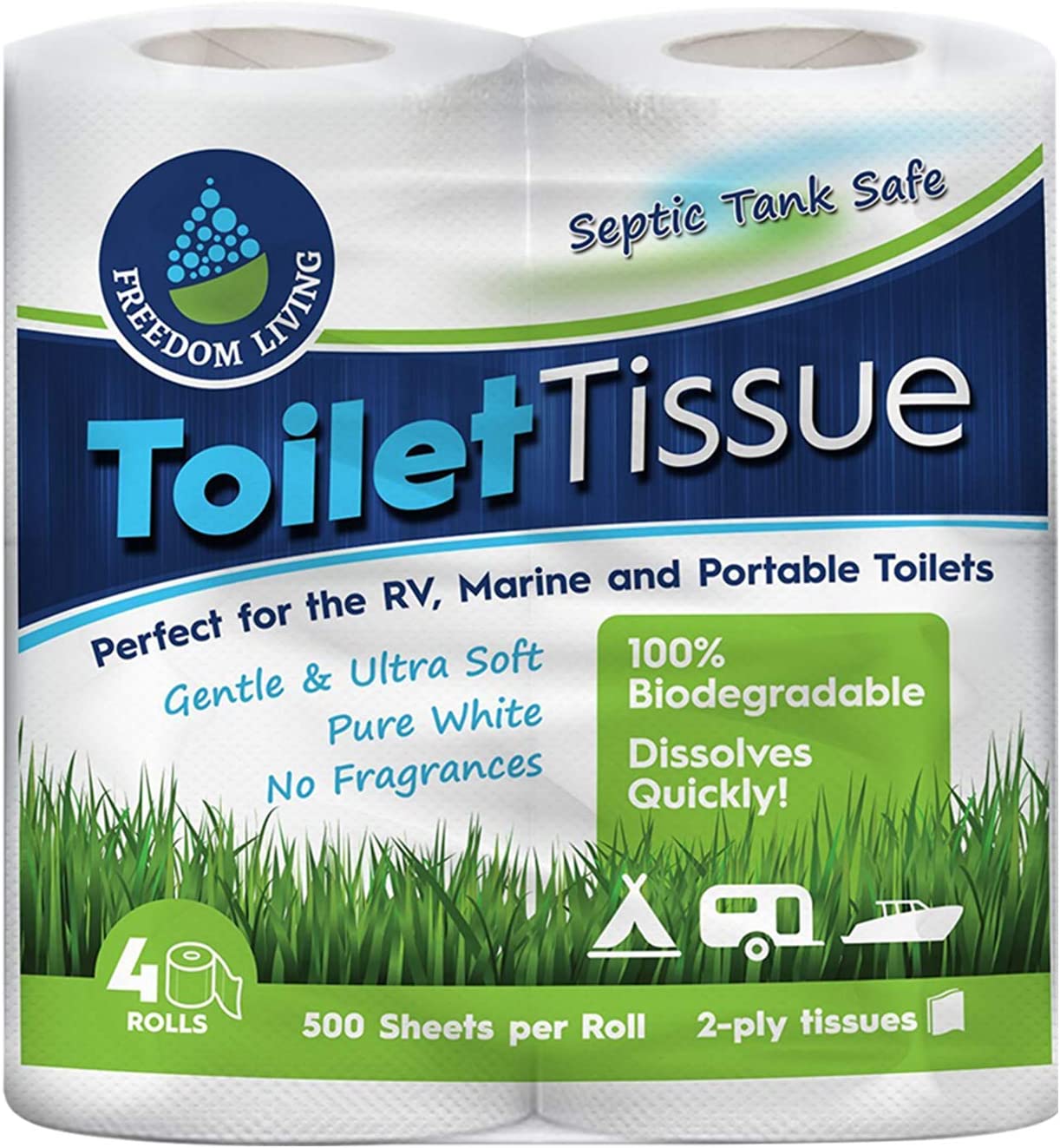 RV/Marine Toilet Paper (4 Rolls)