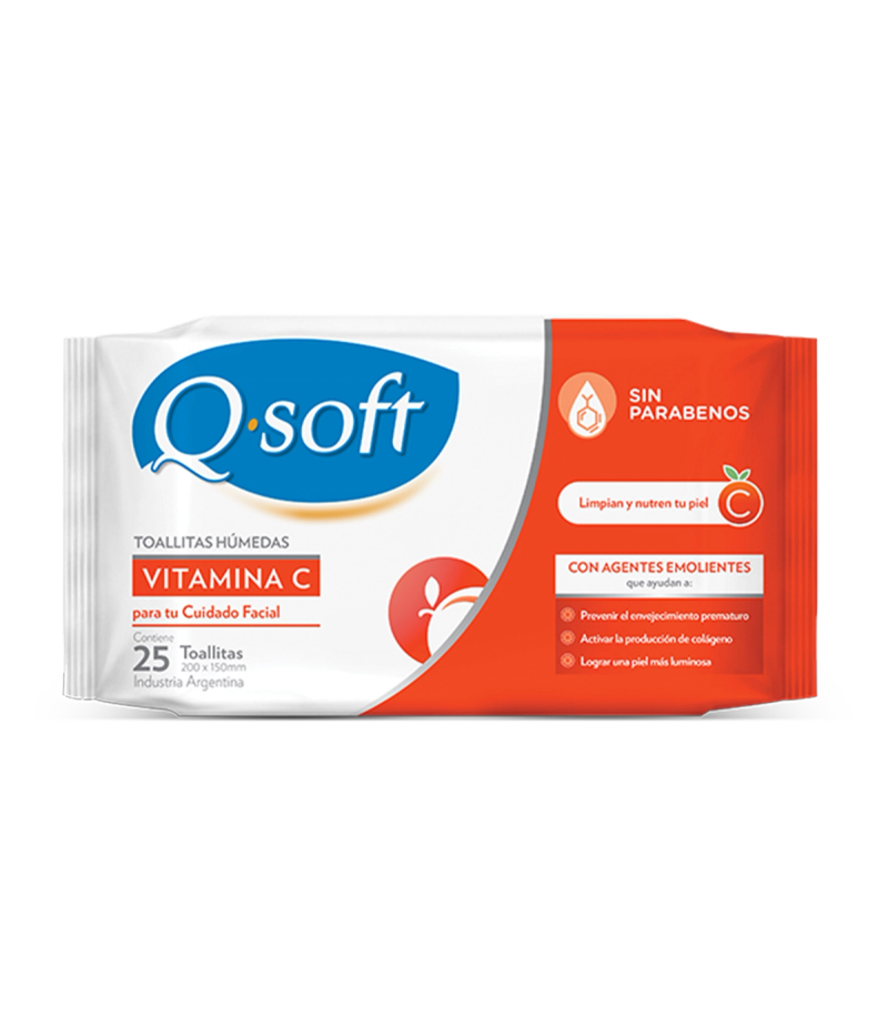 Q-Soft desmaquillante Vitamina C x25u de Q-SOFT