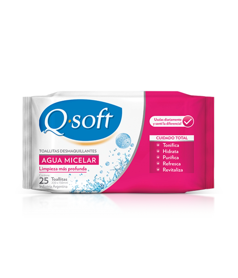 Q-Soft desmaquillante Agua Micelar x25u de Q-SOFT