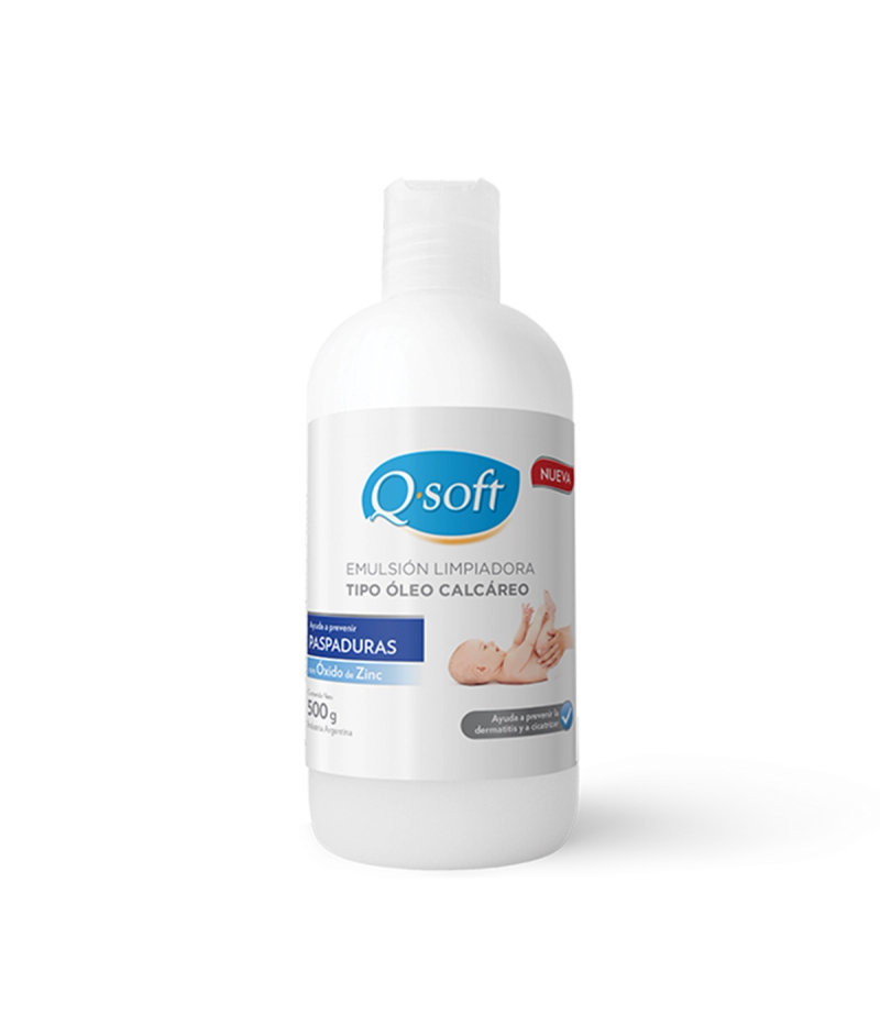 Emulsión limpiadora tipo Oleo Calcareo x12u de Q-SOFT
