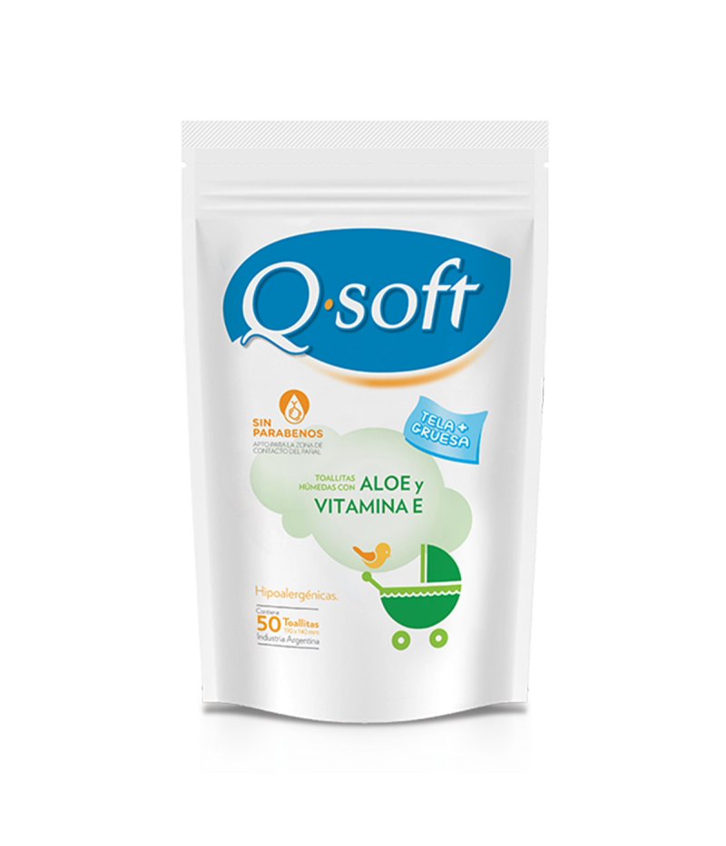 Q-Soft baby x50u Aloe Vera/Vit E de Q-SOFT