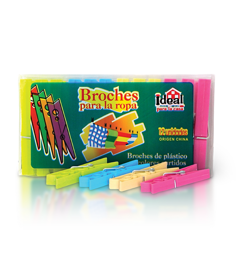 "Ideal" Plástico colores surtidos x12u de IDEAL
