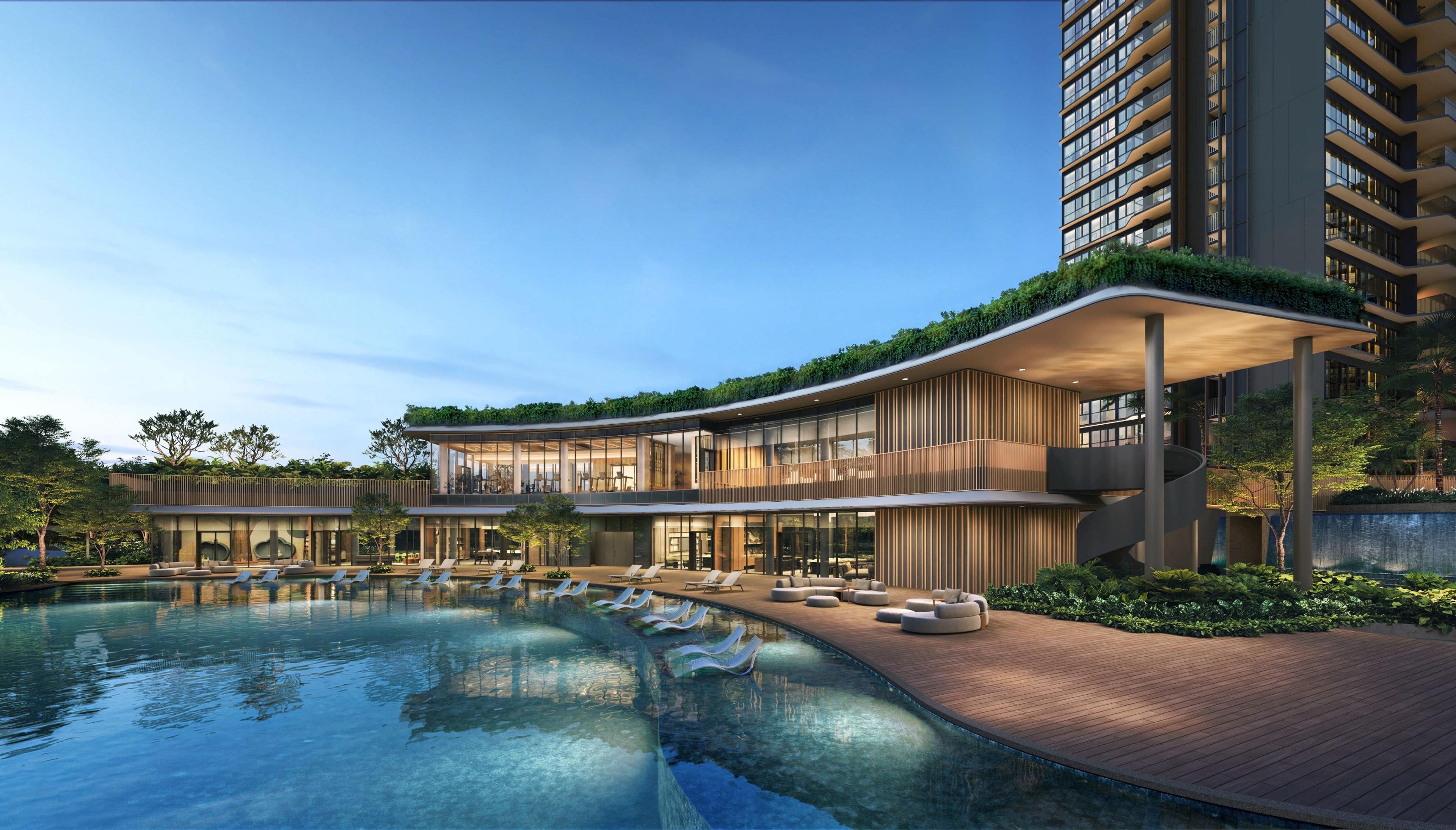Thomson Reserve Grand Clubhouse 休闲泳池，艺术效果图