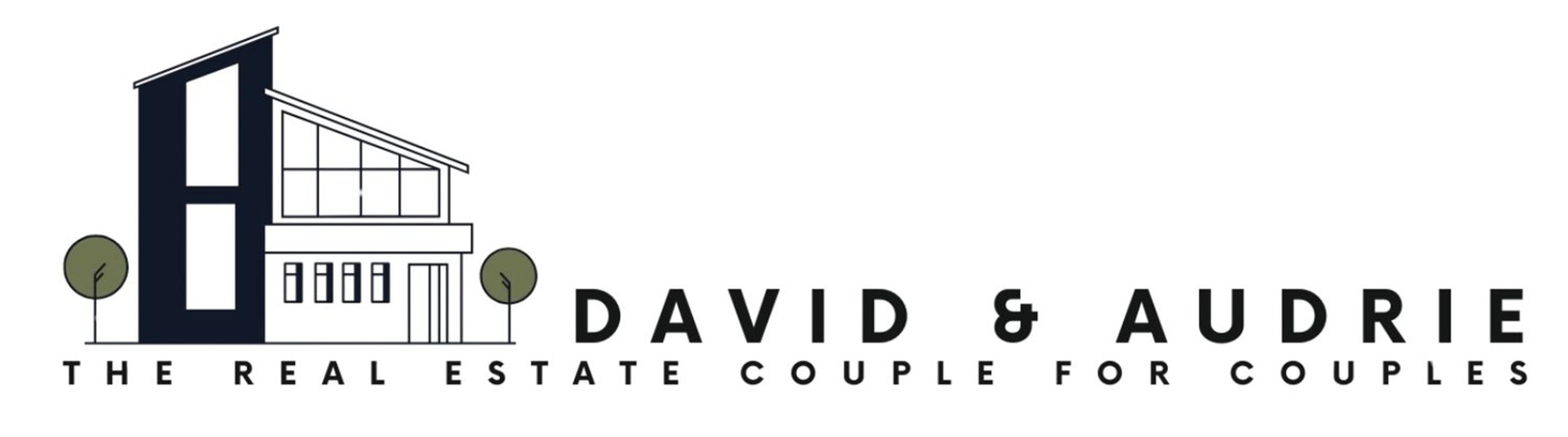David & Audrie logo: the real estate couple for couples