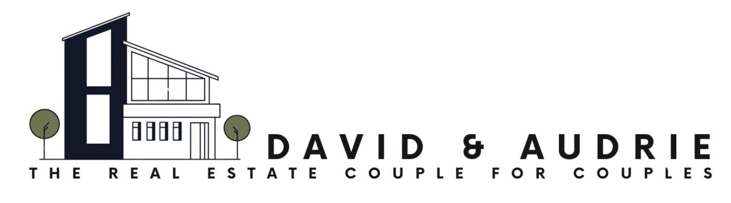 David & Audrie logo: the real estate couple for couples