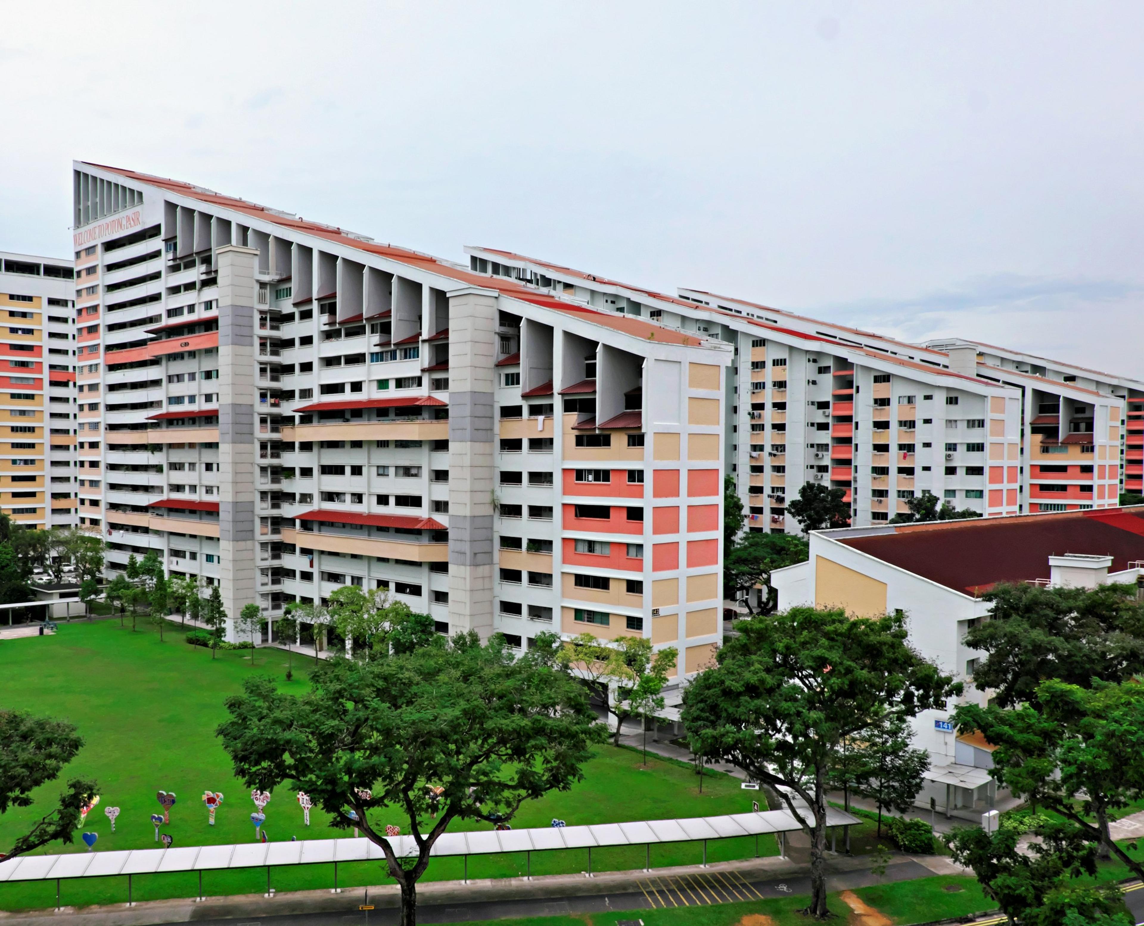 HDB blocks in a Singapore housing estate