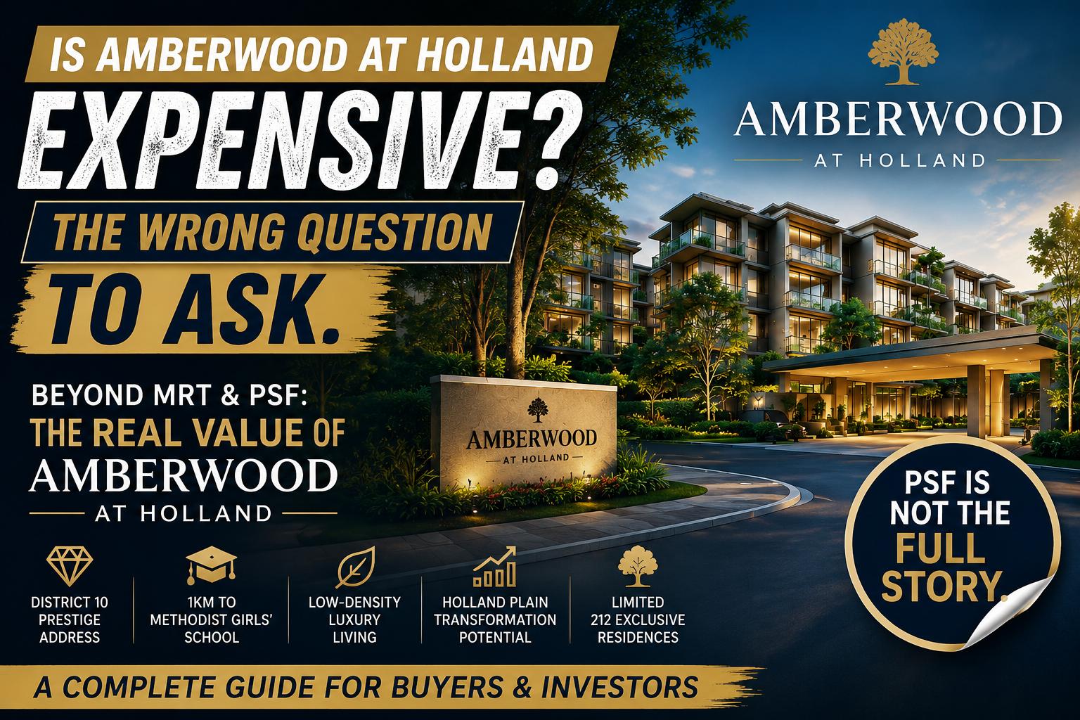 Is Amberwood at Holland expensive? Guide cover: beyond MRT and PSF, the real value of a D10 new launch