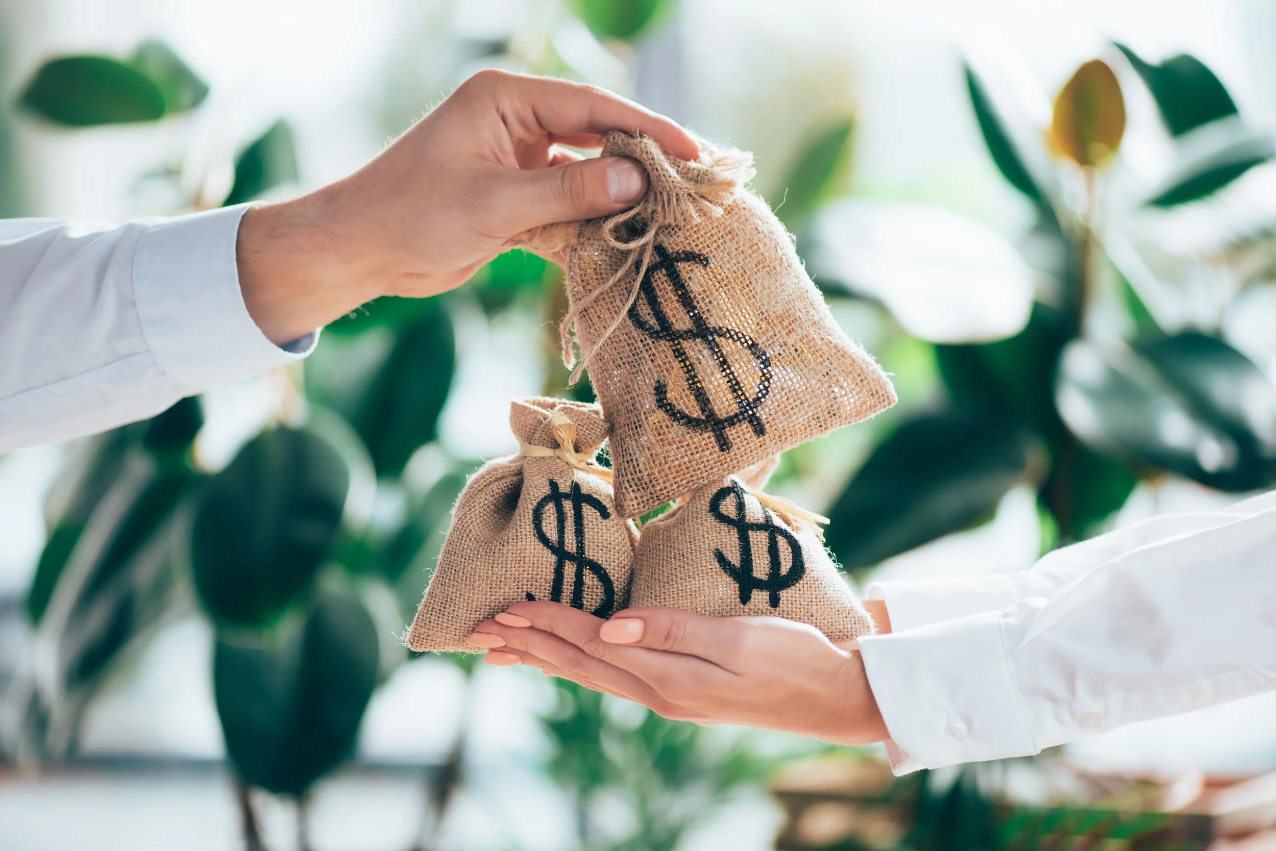 Money bags passed between hands: returns from property investment