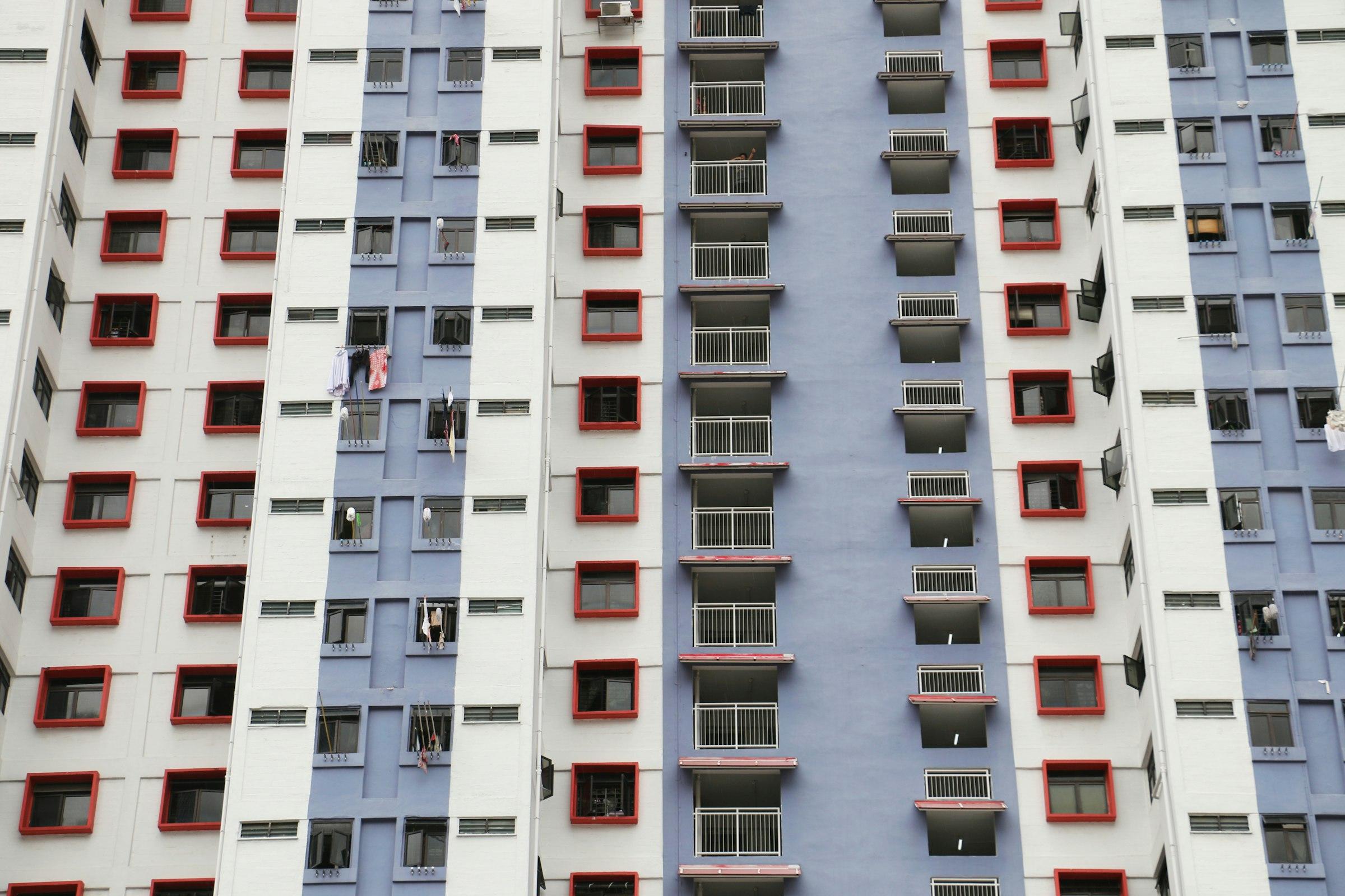 新加坡住宅大楼外观