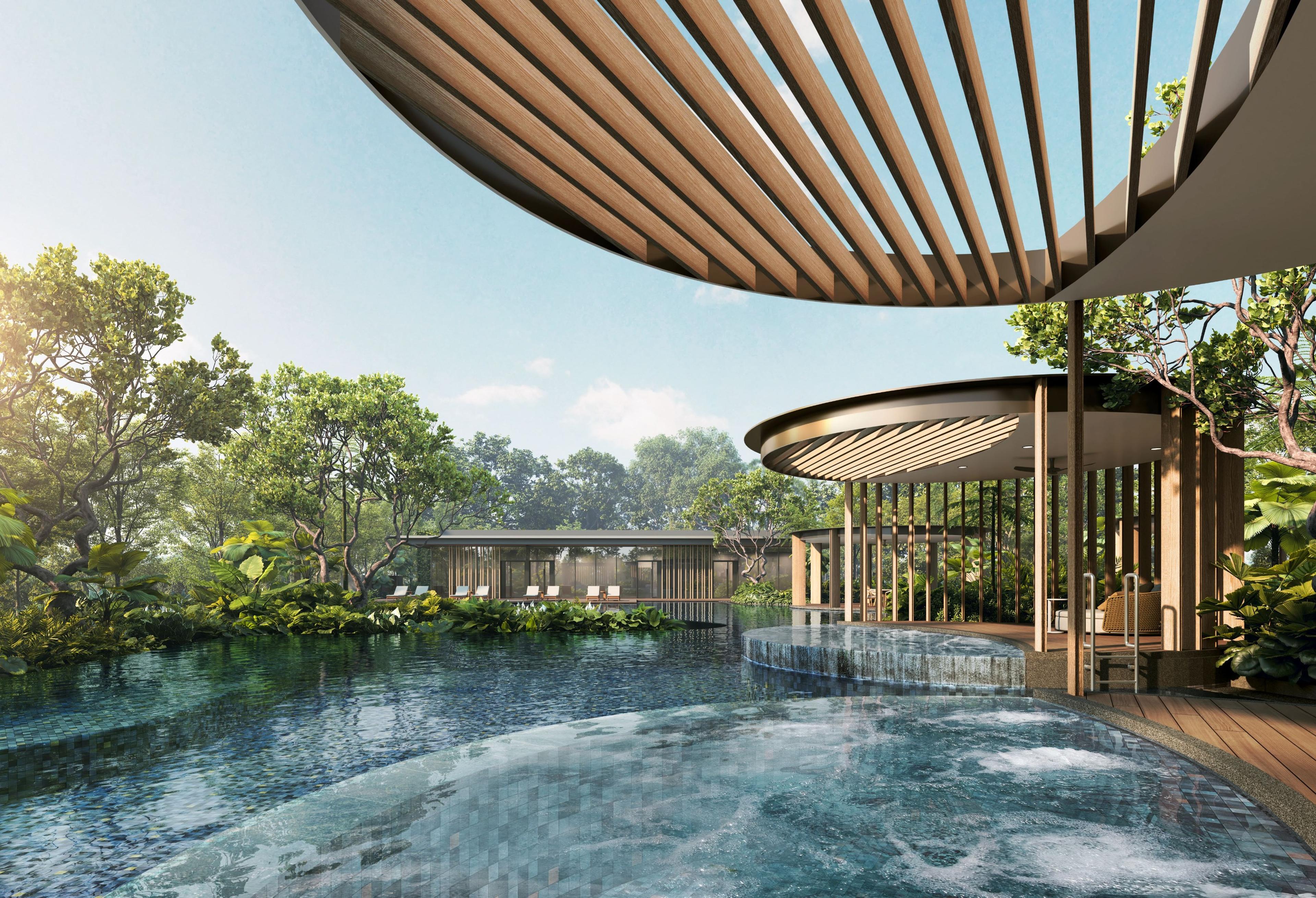 Thomson Reserve Wellness Club 水疗按摩池 / 养生舱，艺术效果图